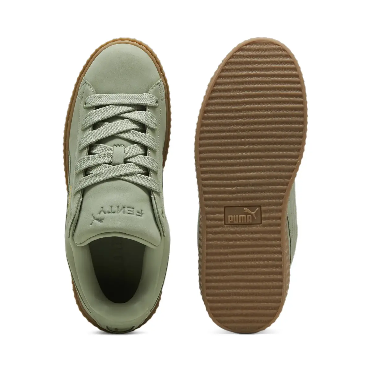 Puma CREEPER PHATTY NUBUCK Yeşil Kadın Günlük Spor Ayakkabı