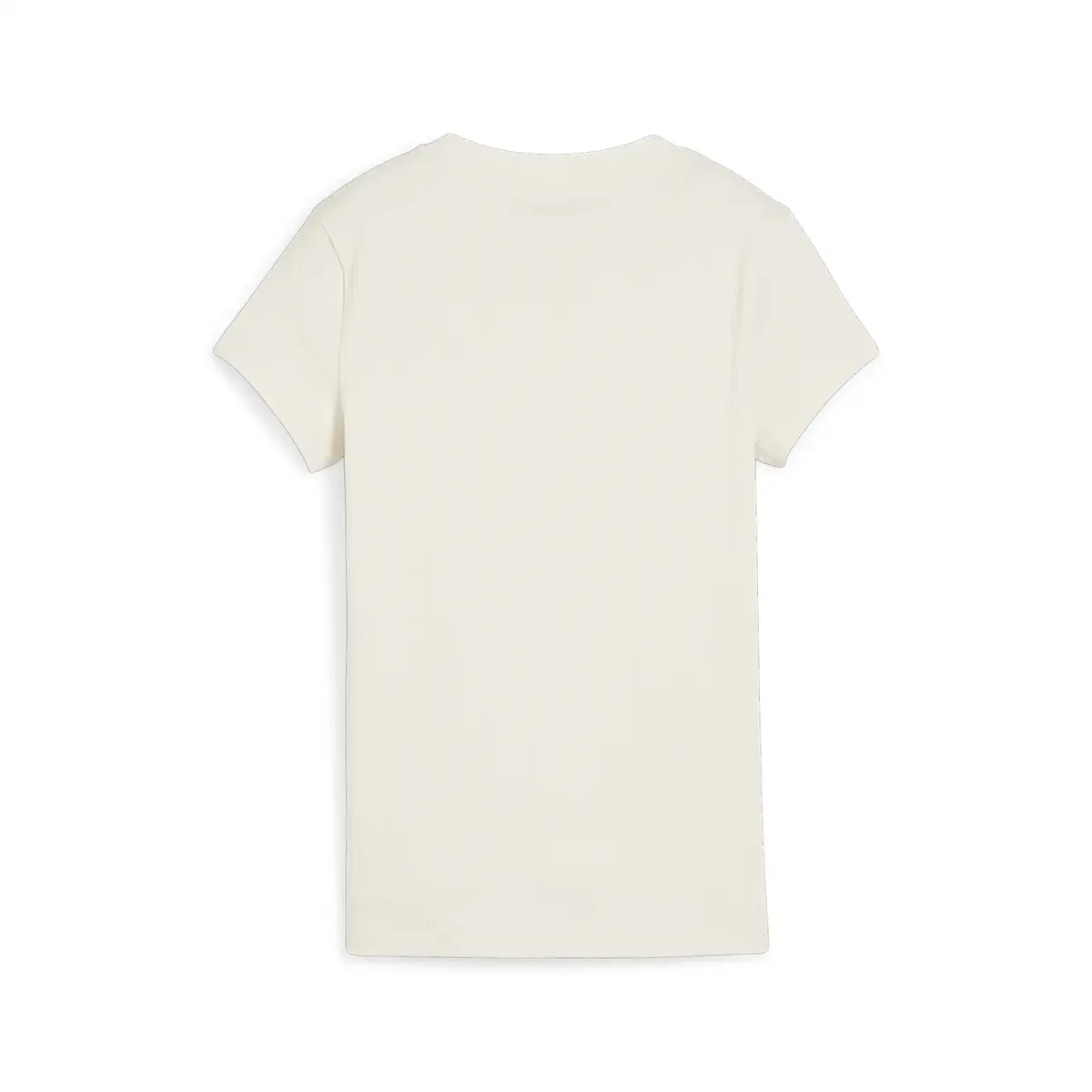 Puma CLASSICS Ribbed Slim Tee Bej Kadın T-Shirt