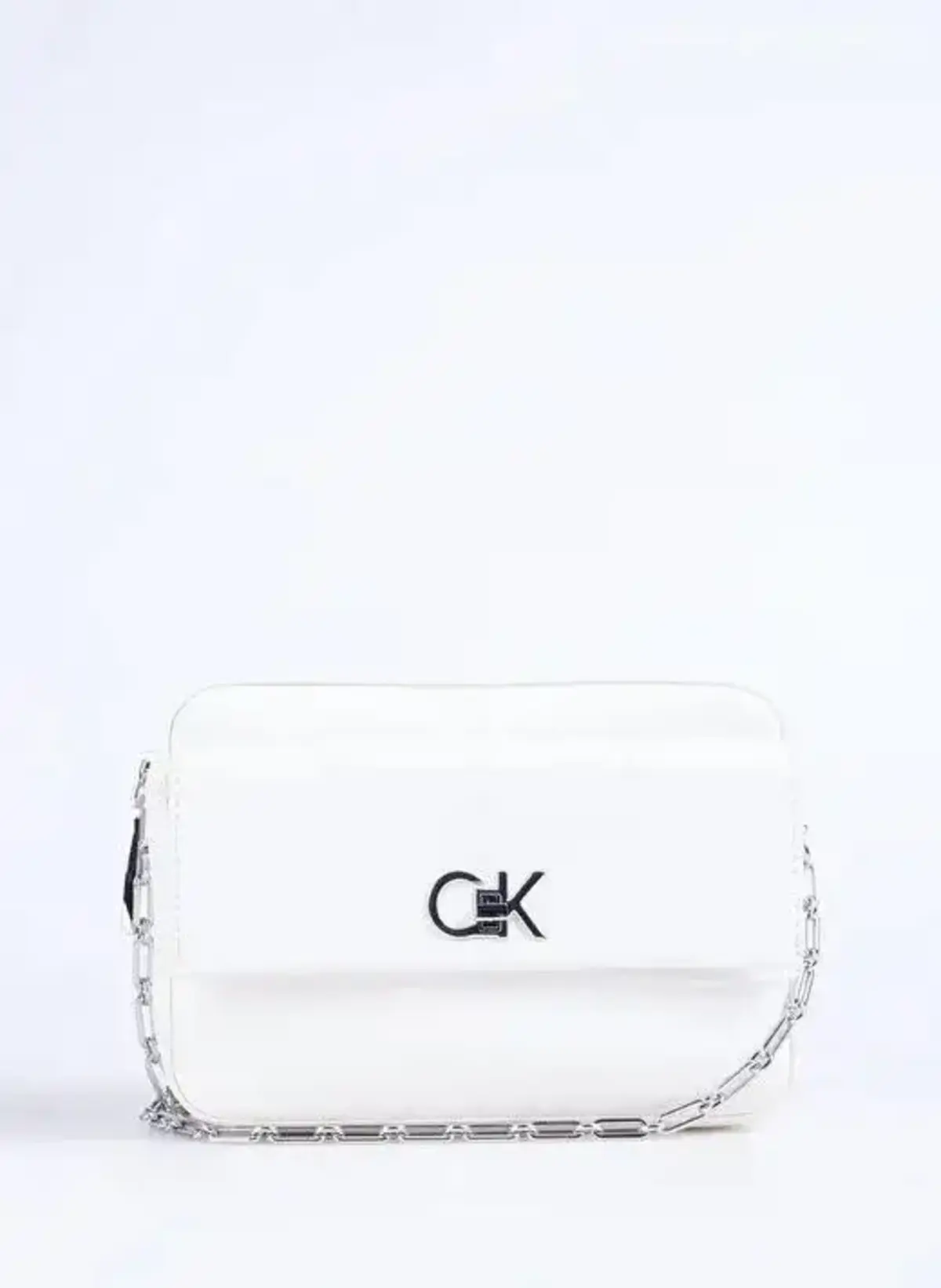Calvin Klein CK RE-LOCK POCKET CAMERA BAG Beyaz Kadın El Çantası