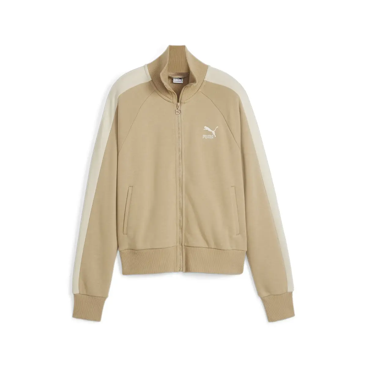 Puma ICONIC T7 Track Jacket TR (S) Açık Kahve Kadın Sweatshirt