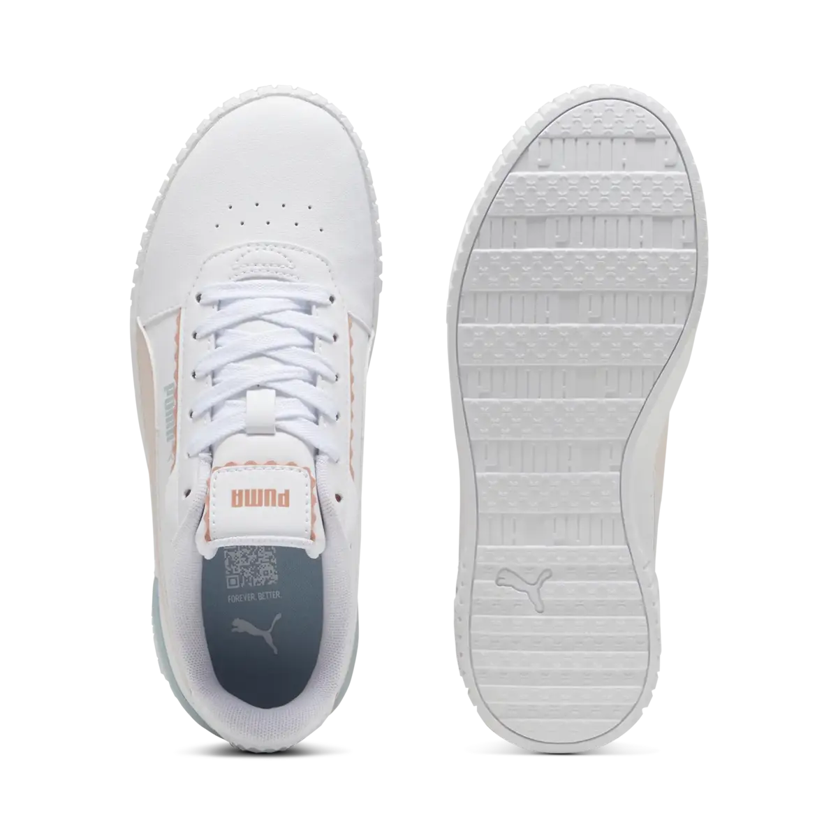 Puma Carina 2.0 Off Side Jr Beyaz Kadın Spor Ayakkabı & Sneaker