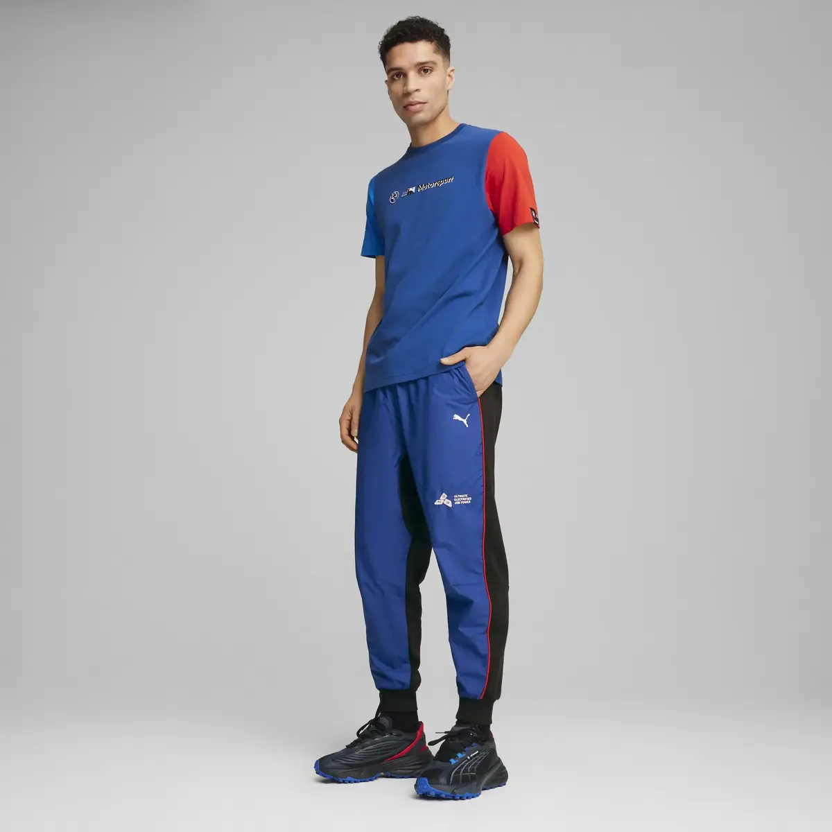 Puma BMW MMS STATEMENT PANTS Mavi Erkek Eşofman Altı