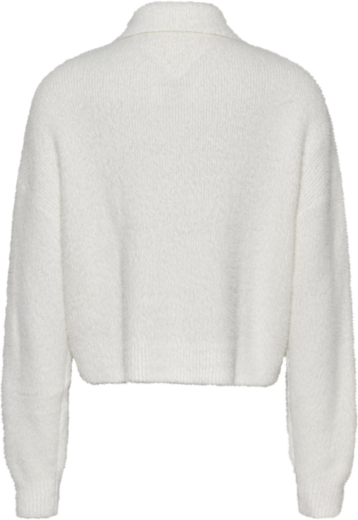 Tommy Hilfiger TJW BXY CROP FURRY P Kadın Krem Kazak