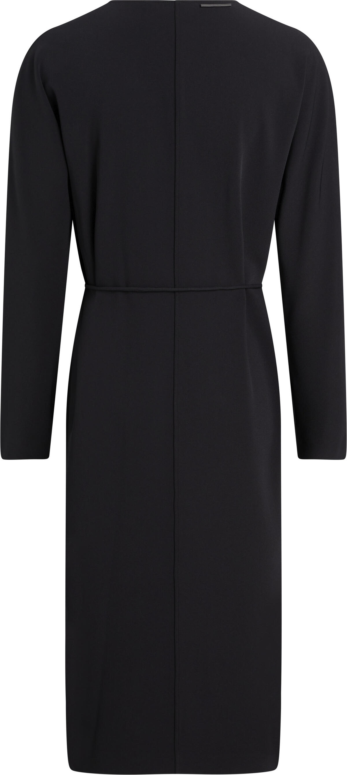 Calvin Klein STRUCTURE TWILL V NE Kadın Siyah Elbise