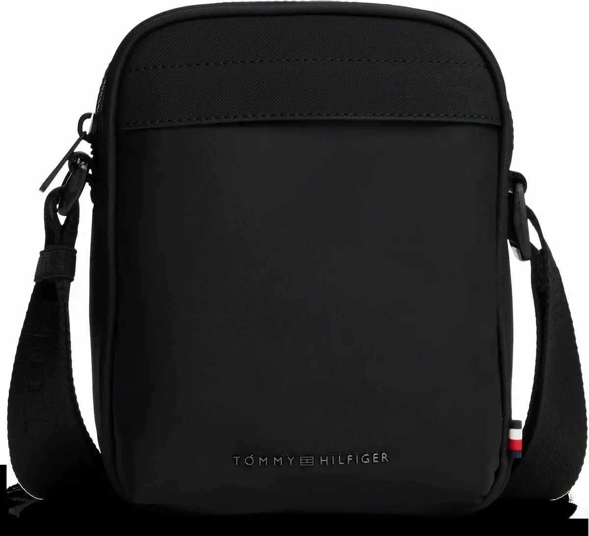 Tommy Hilfiger TH REPREVE MINI REPO, BDS Siyah Erkek Çanta & Cüzdan