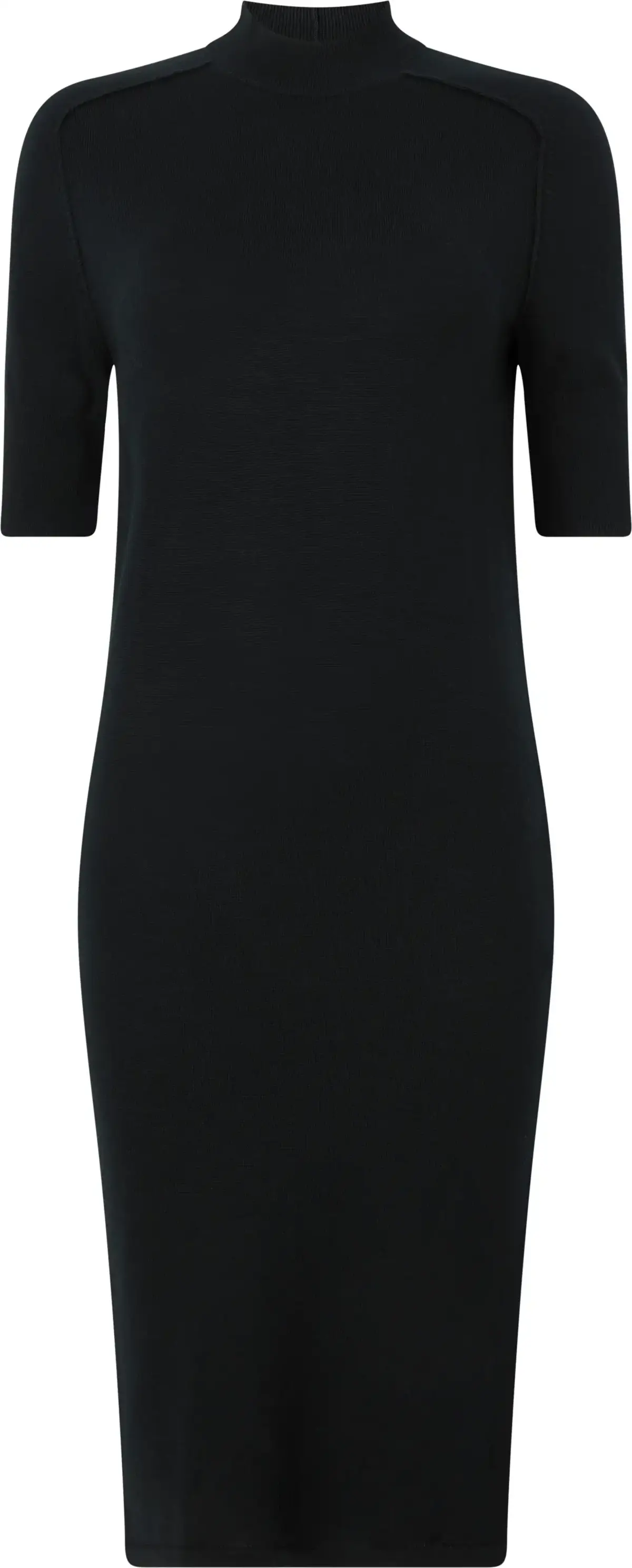 Calvin Klein EXTRA FINE WOOL 1/2 Kadın Siyah Elbise