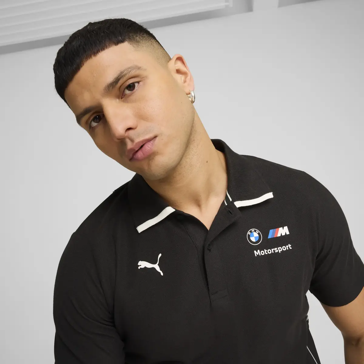 Puma BMW MMS POLO Siyah Erkek T-Shirt & Polo