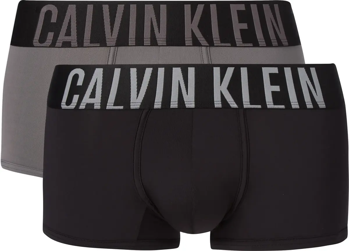 Calvin Klein LOW RISE TRUNK 2PK Erkek Siyah Boxer Set