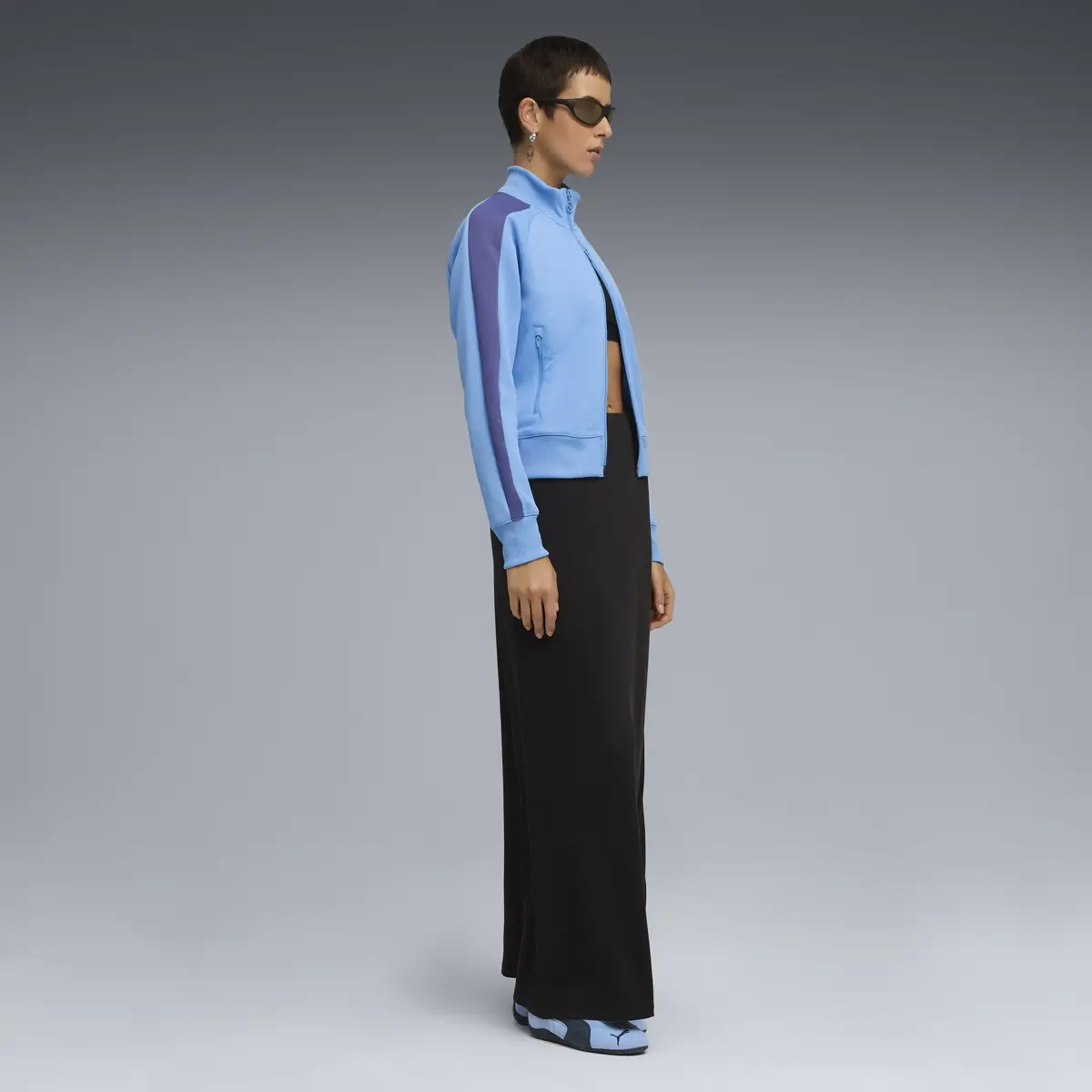 PUMA T7 ALWAYS ON Track Jacket Mavi Kadın Ceket