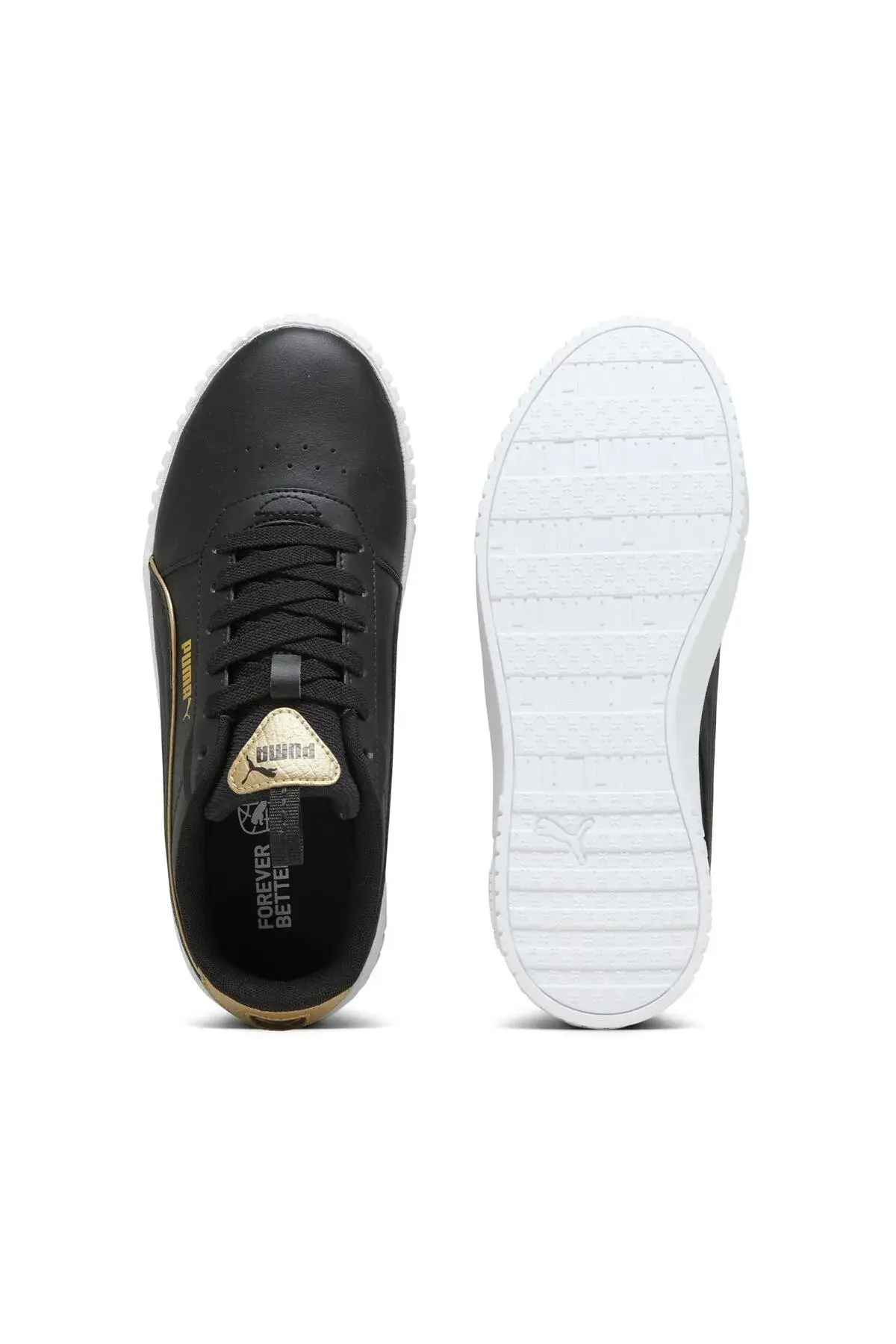 Puma Carina 2.0 Pop Up Metallics Siyah Kadın Günlük Spor Ayakkabı