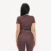 Puma W Puma Strong Cross Back Tee Chocolate B Kahverengi Kadın T-Shirt