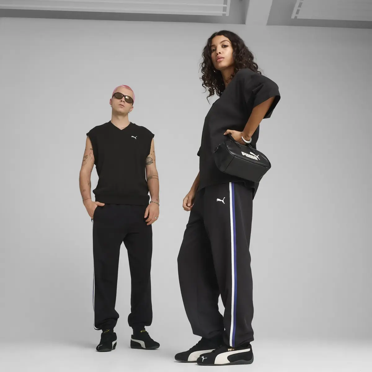 PUMA FUTURE.PUMA.ARCHIVE Pants Siyah Erkek Eşofman Altı