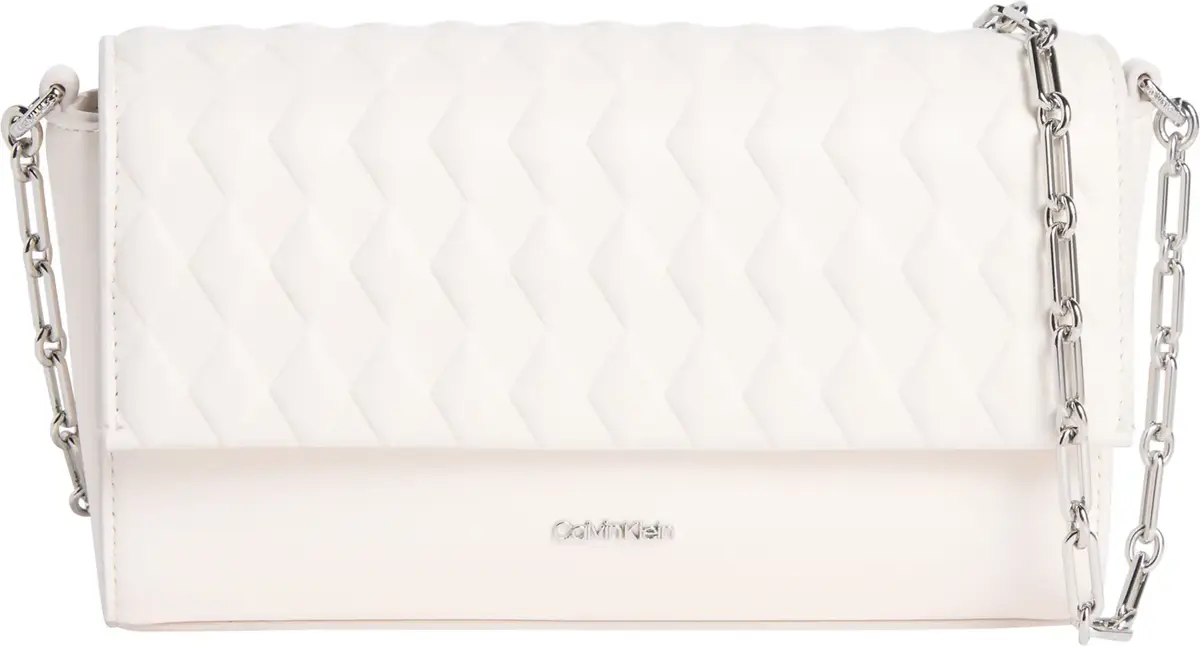 Calvin Klein MINI QUILT CHAIN MIN, 67U Krem Kadın Çanta