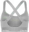 Calvin Klein WO - SPORTS BRA HIGH, P7A Gri Kadın Sütyen & Bralet