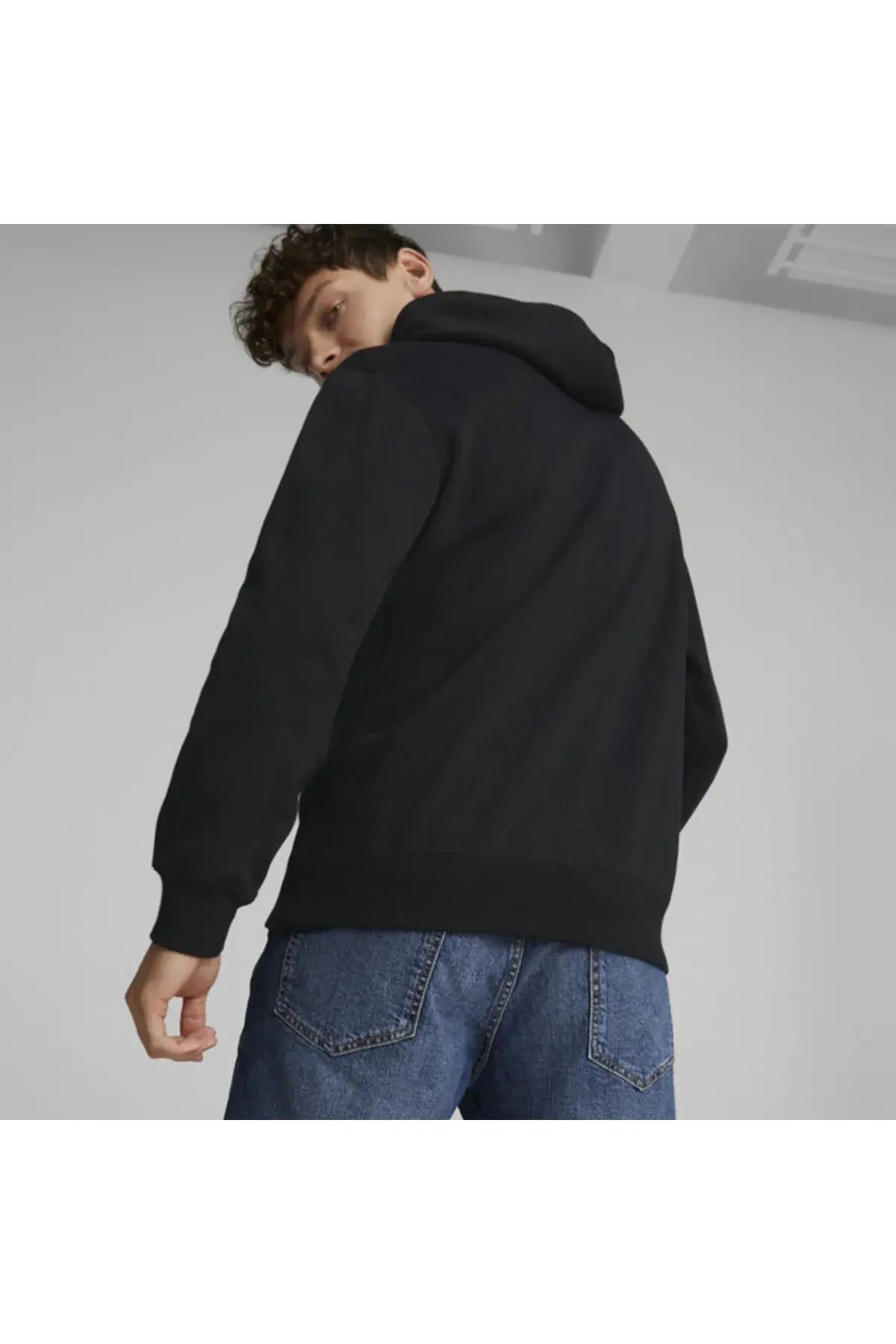 Puma Brand Love Hoodie Fl Siyah Erkek Sweatshirt