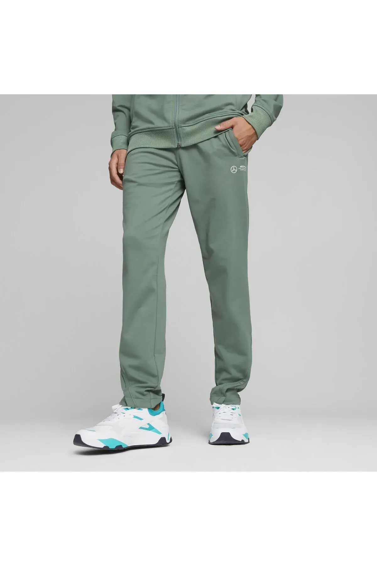 Puma MAPF1 Cloudspun Pants, slim Yeşil Erkek Eşofman Altı