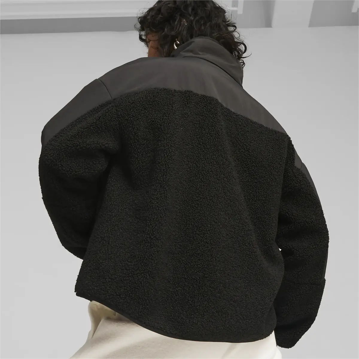 Puma Classics Sherpa Jacket Siyah Kadın Ceket