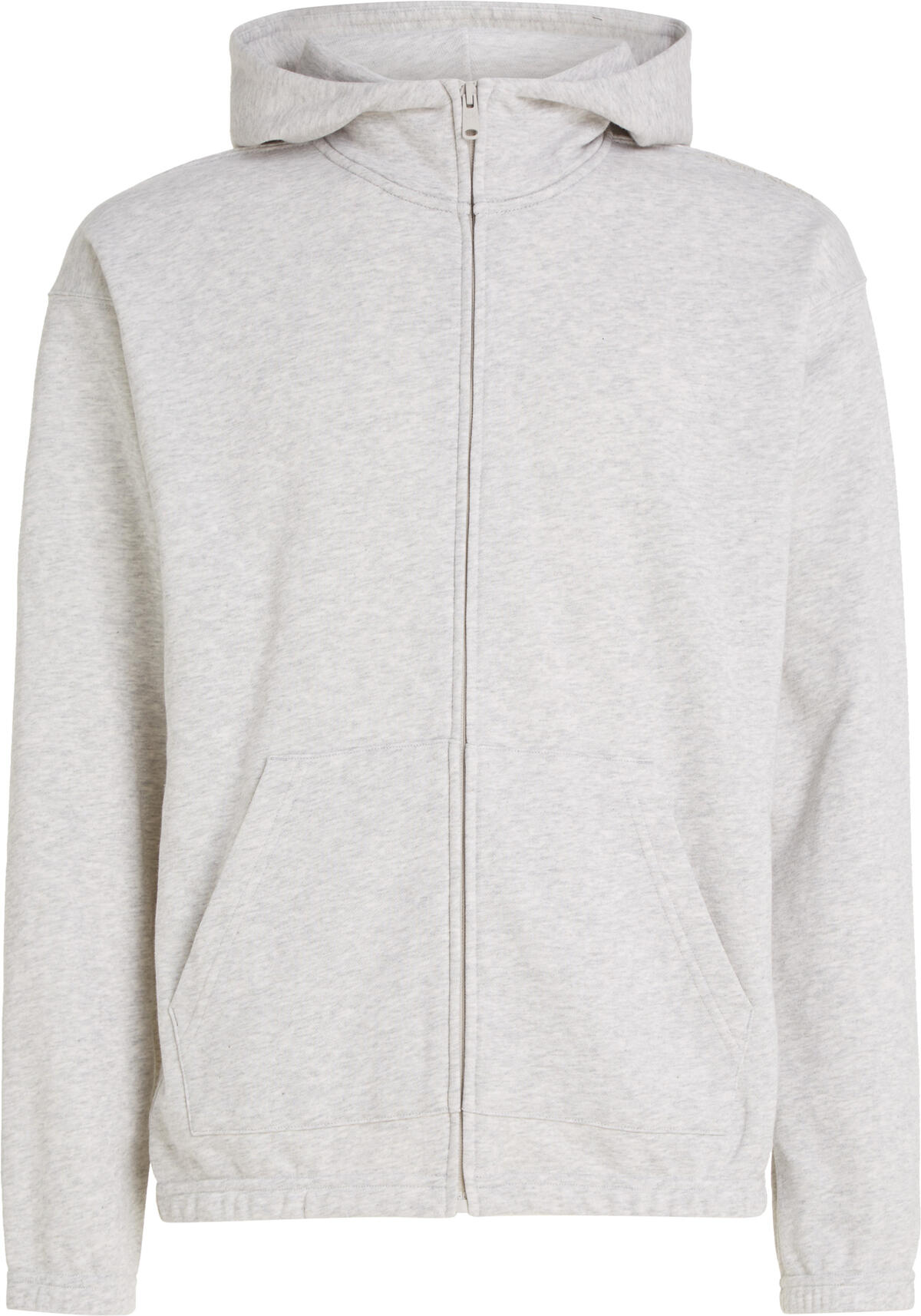 Calvin Klein PW - FZ Hoodie Erkek Gri Hoodie
