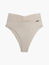 Calvin Klein HIGH WAISTED BIKINI Kadın Krem Bikini Altı