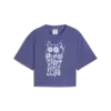 Puma Graphics Short Length Tee II Mor Kadın T-Shirt & Polo