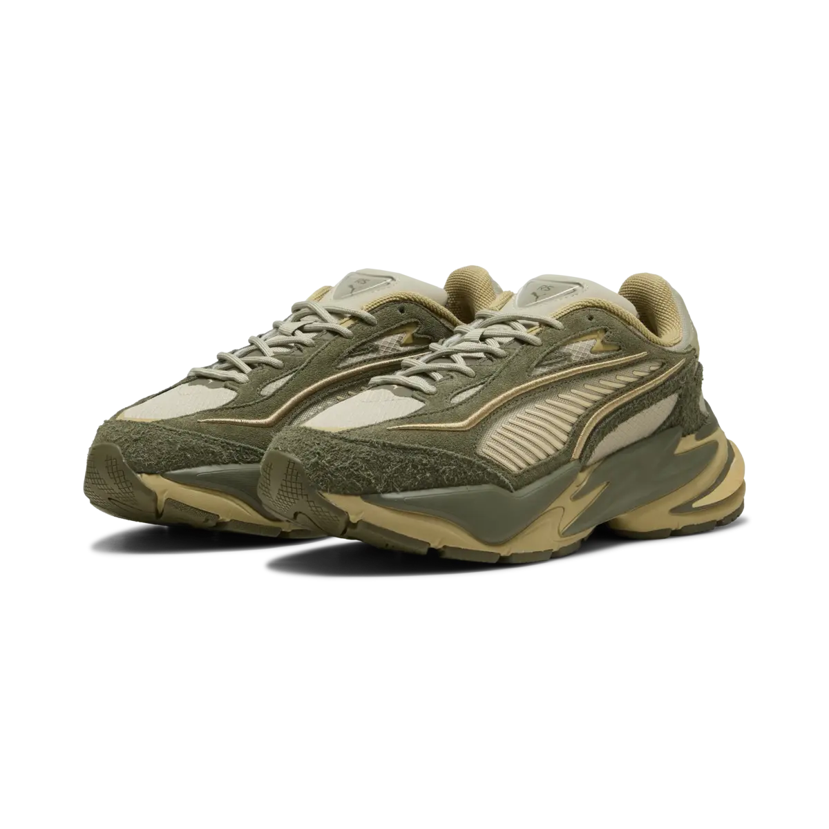 Puma RS Surge Hairy Suede Yeşil Unisex Günlük Spor Ayakkabı