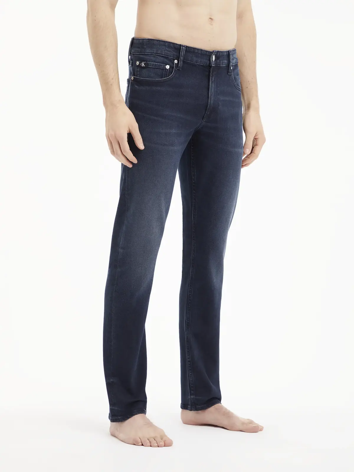 Calvin Klein SLIM Erkek mavi Kot Pantolon