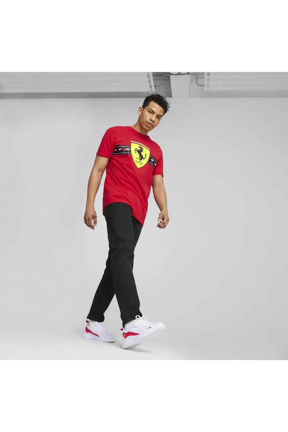 Puma Ferrari Electron E Pro Beyaz Erkek Günlük Spor Ayakkabı