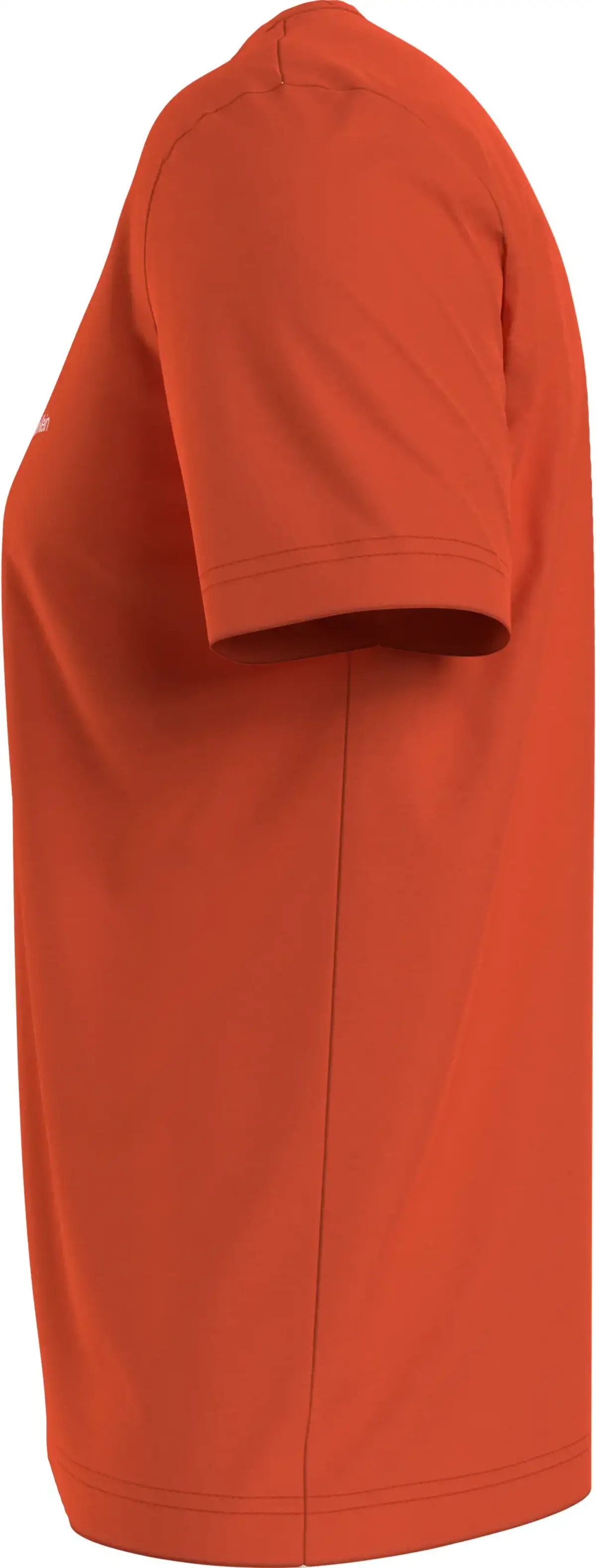 Calvin Klein MICRO LOGO INTERLOCK Erkek Turuncu T-Shirt