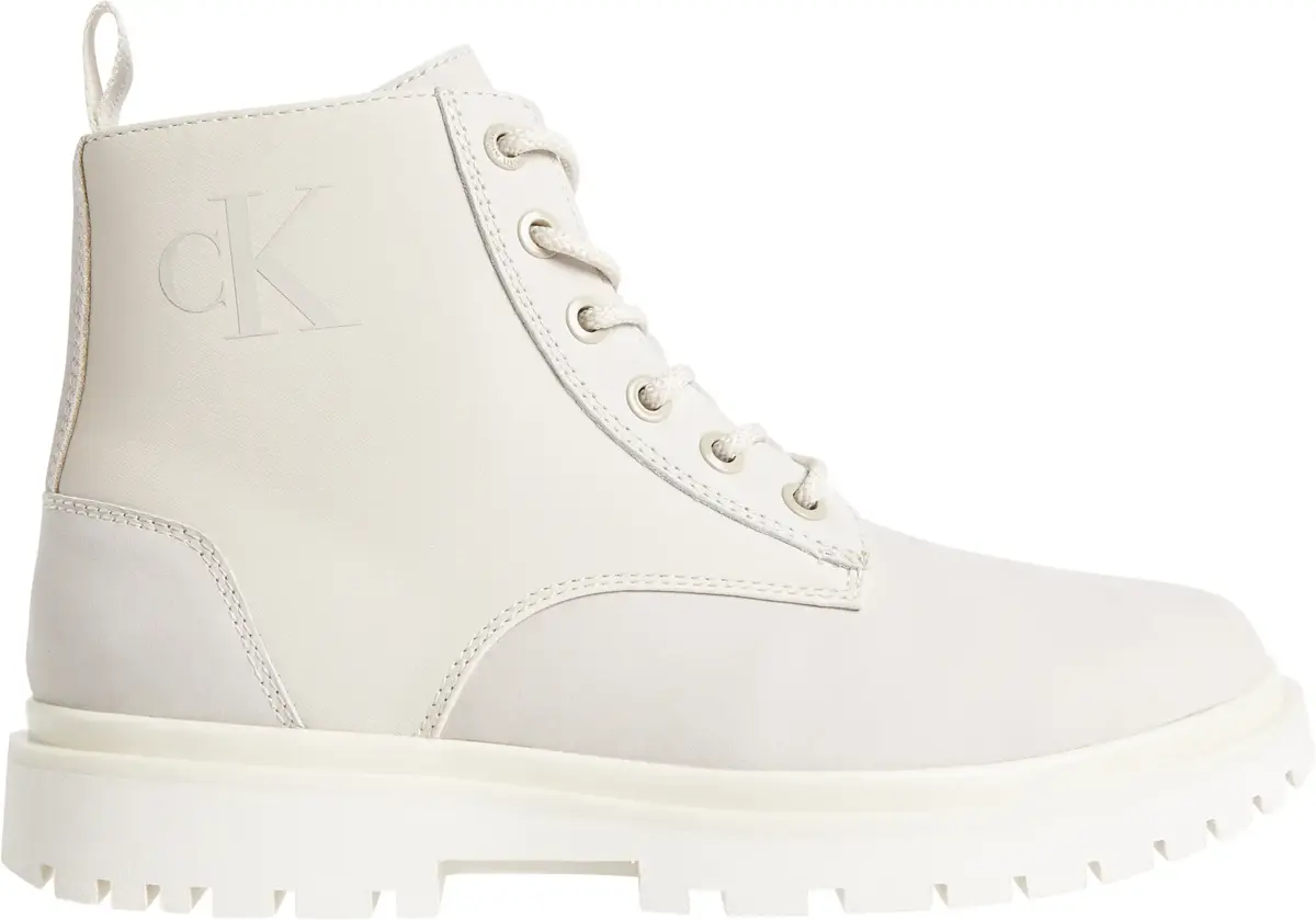 Calvin Klein EVA MID LACEUP BOOT Kadın Krem Bot