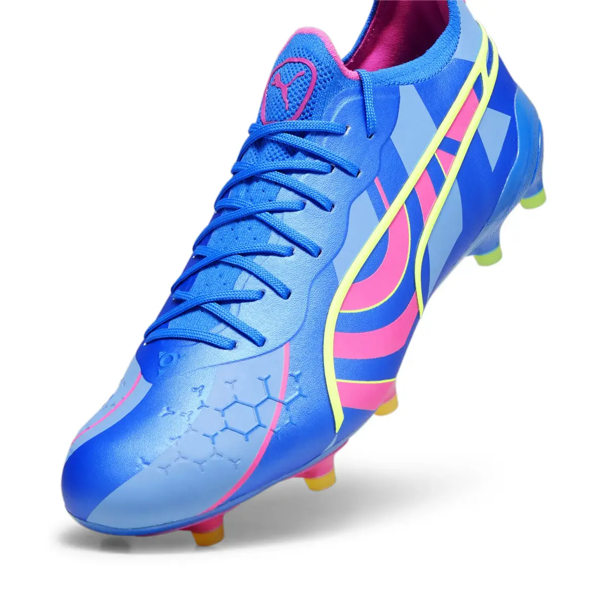 Puma KING ULTIMATE ENERGY FG/AG Mavi Erkek Krampon | Fast Spor