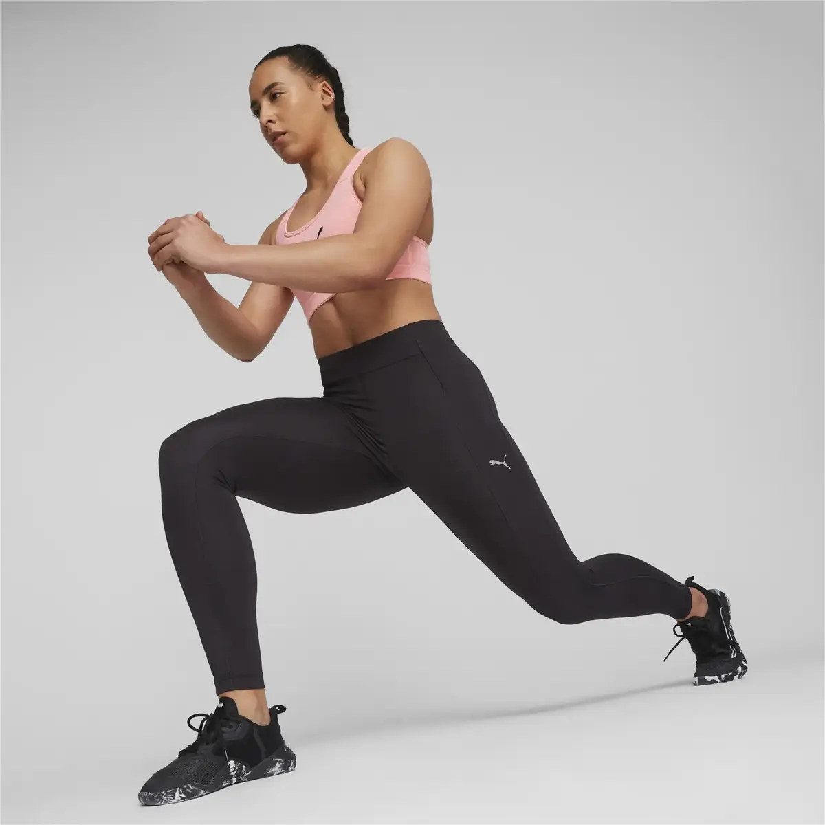 Puma Mid Impact 4Keeps Bra Pembe Kadın Spor Sütyeni/Bra