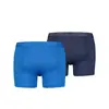 Puma PUMA SPORT MICROFIBER BOXER 2P blue comb Mavi Erkek 2'li Boxer