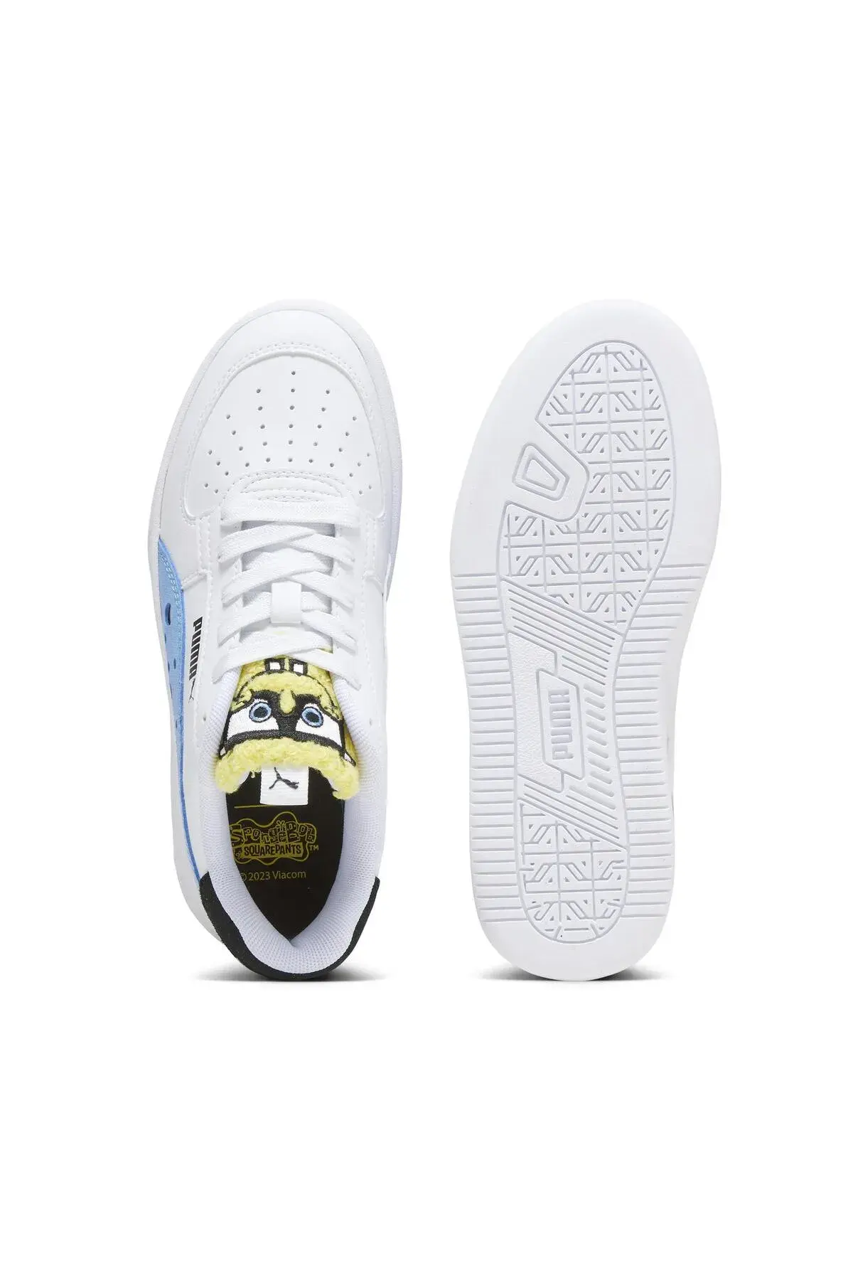 Puma Caven 2.0 Spongebob Jr Beyaz Kadın Günlük Spor Ayakkabı
