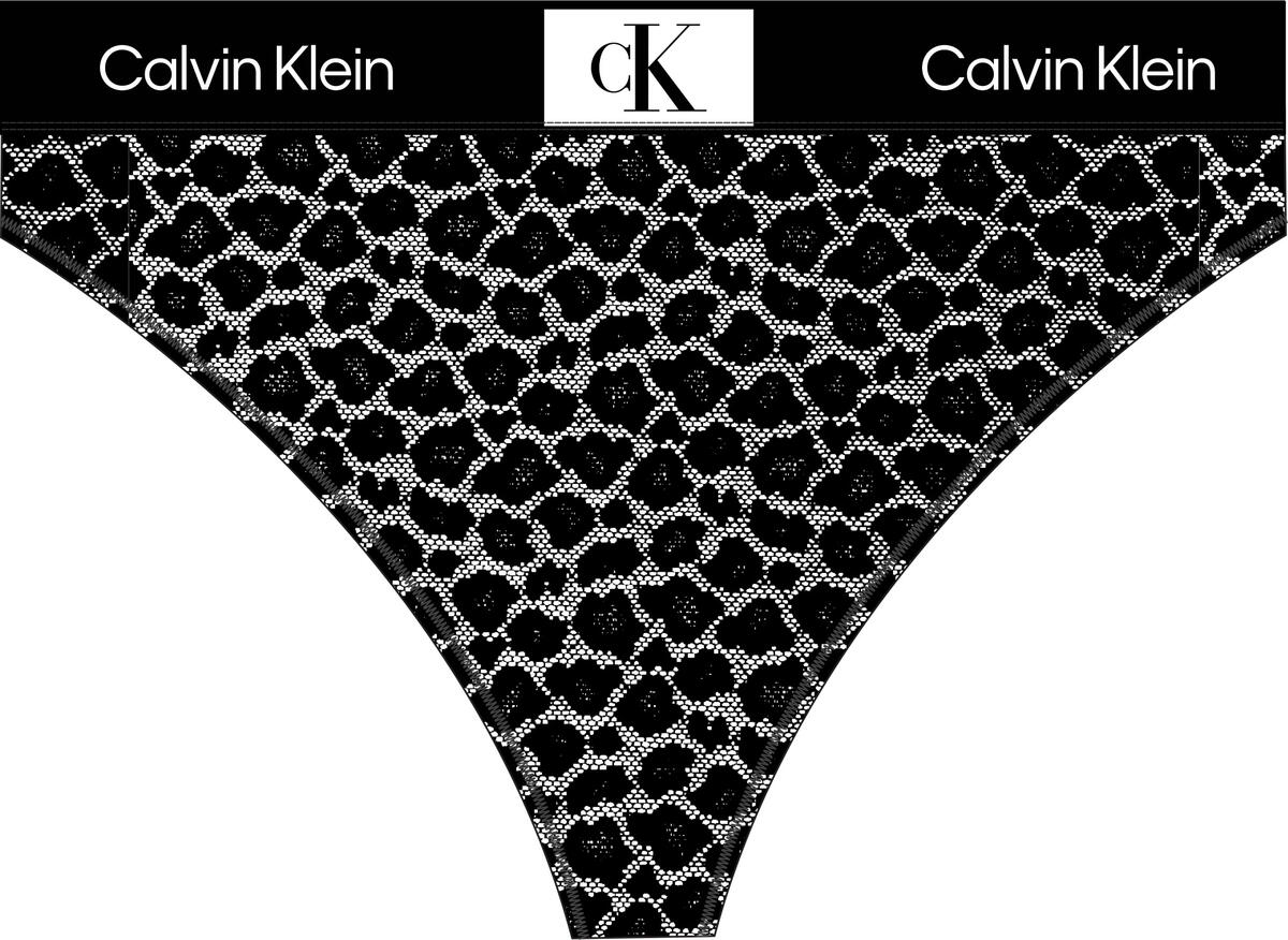 Calvin Klein MODERN THONG (FF) Kadın Siyah Tanga
