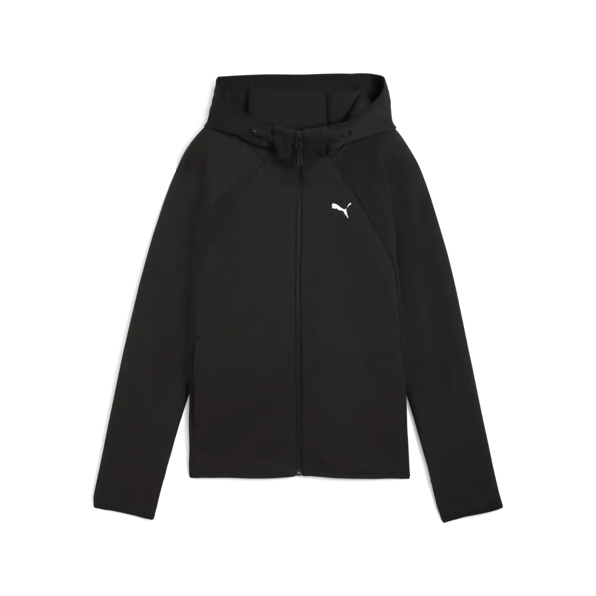 PUMA EVOSTRIPE Full-Zip Hoodie Kadın Siyah Fermuarlı Hoodie