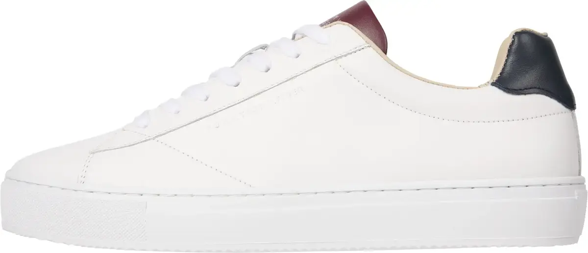 Tommy Hilfiger PREMIUM CUPSOLE LEAT, 0K5 Beyaz Erkek Spor Ayakkabı & Sneaker