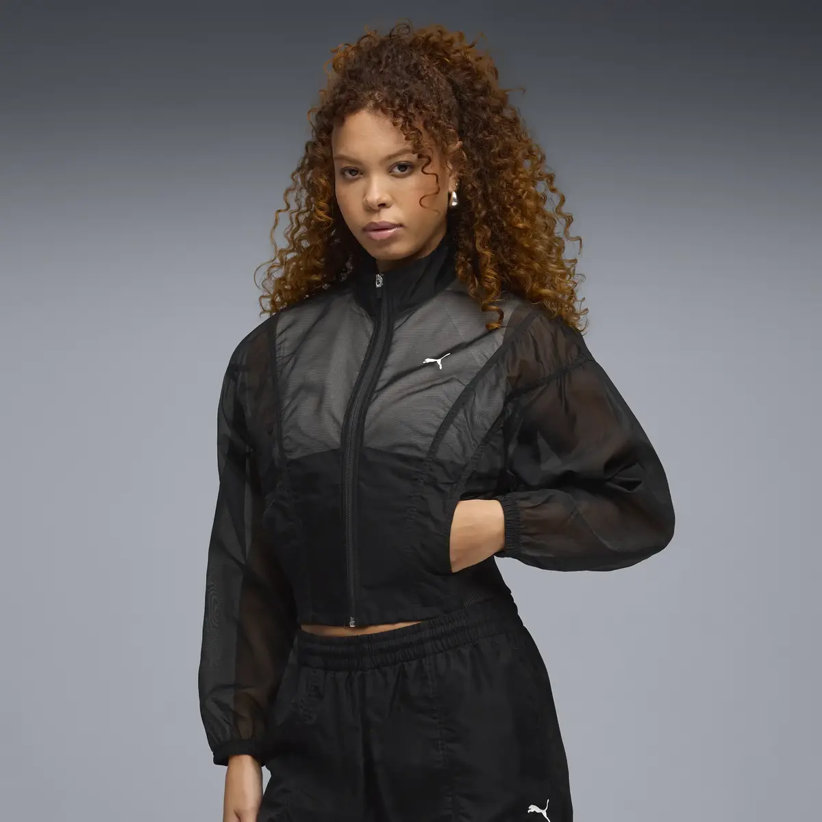 Puma DARE TO Oversized Jacket Siyah Kadın Ceket