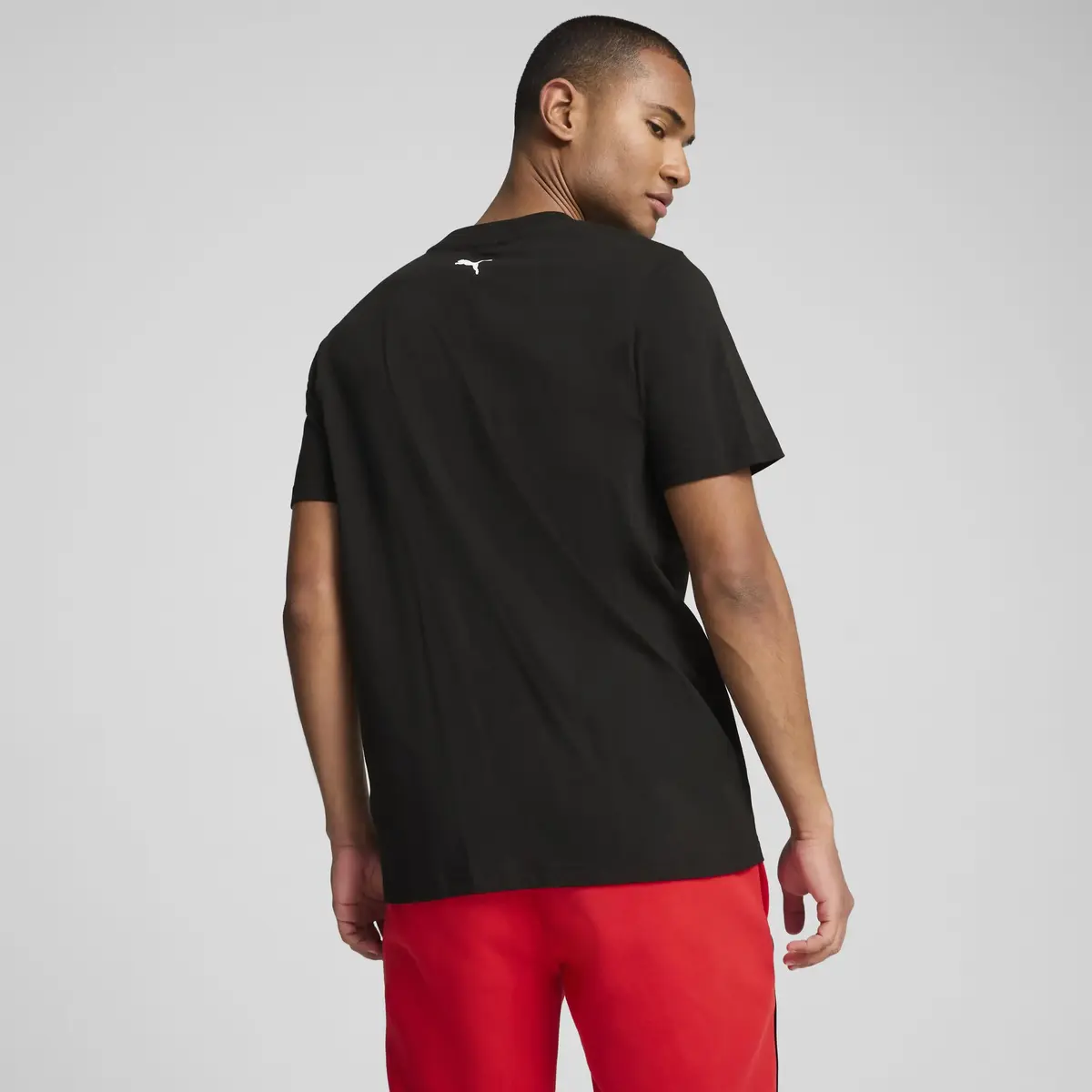 Puma Ferrari Race Graphic Tee Siyah Erkek T-Shirt