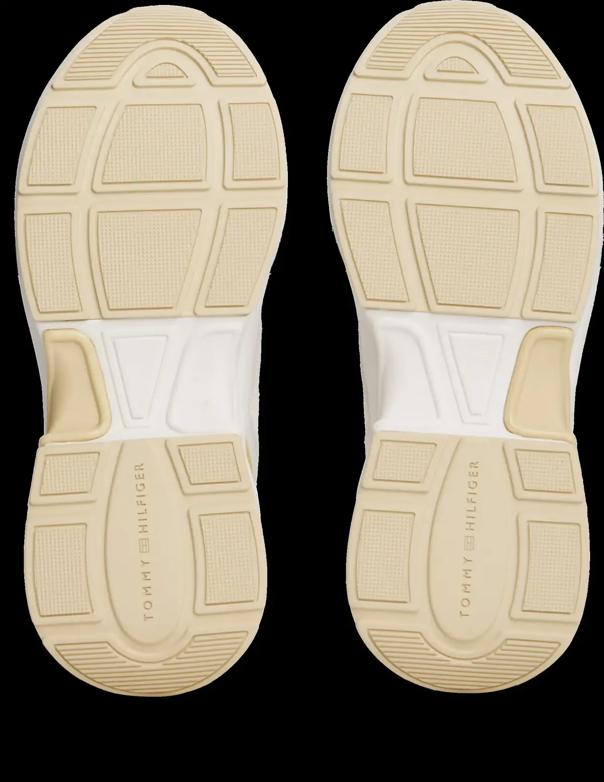 Tommy Hilfiger TH CHUNKY RUNNER, YBH Krem Kadın Spor Ayakkabı & Sneaker