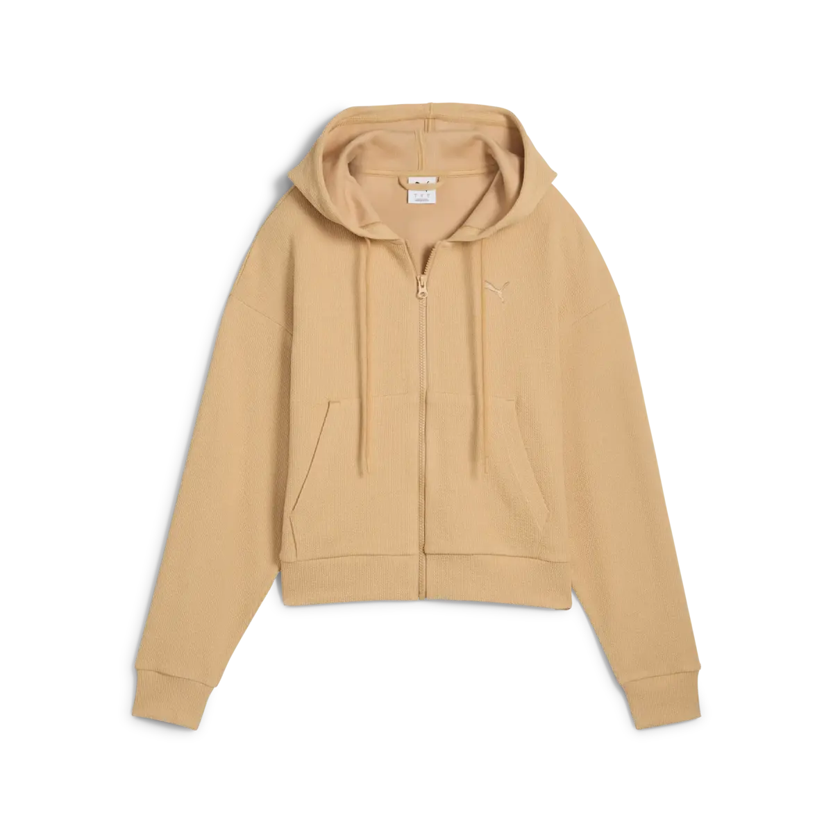 Puma HER Crop Full-Zip Hoodie Turuncu Kadın Sweatshirt