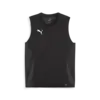 Puma teamGOAL Sleeveless Jersey Siyah Erkek Takım Koşu Tişört Kolsuz Üst