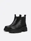 Tommy Hilfiger COMBAT LEATHER LOW C Kadın Siyah Bot