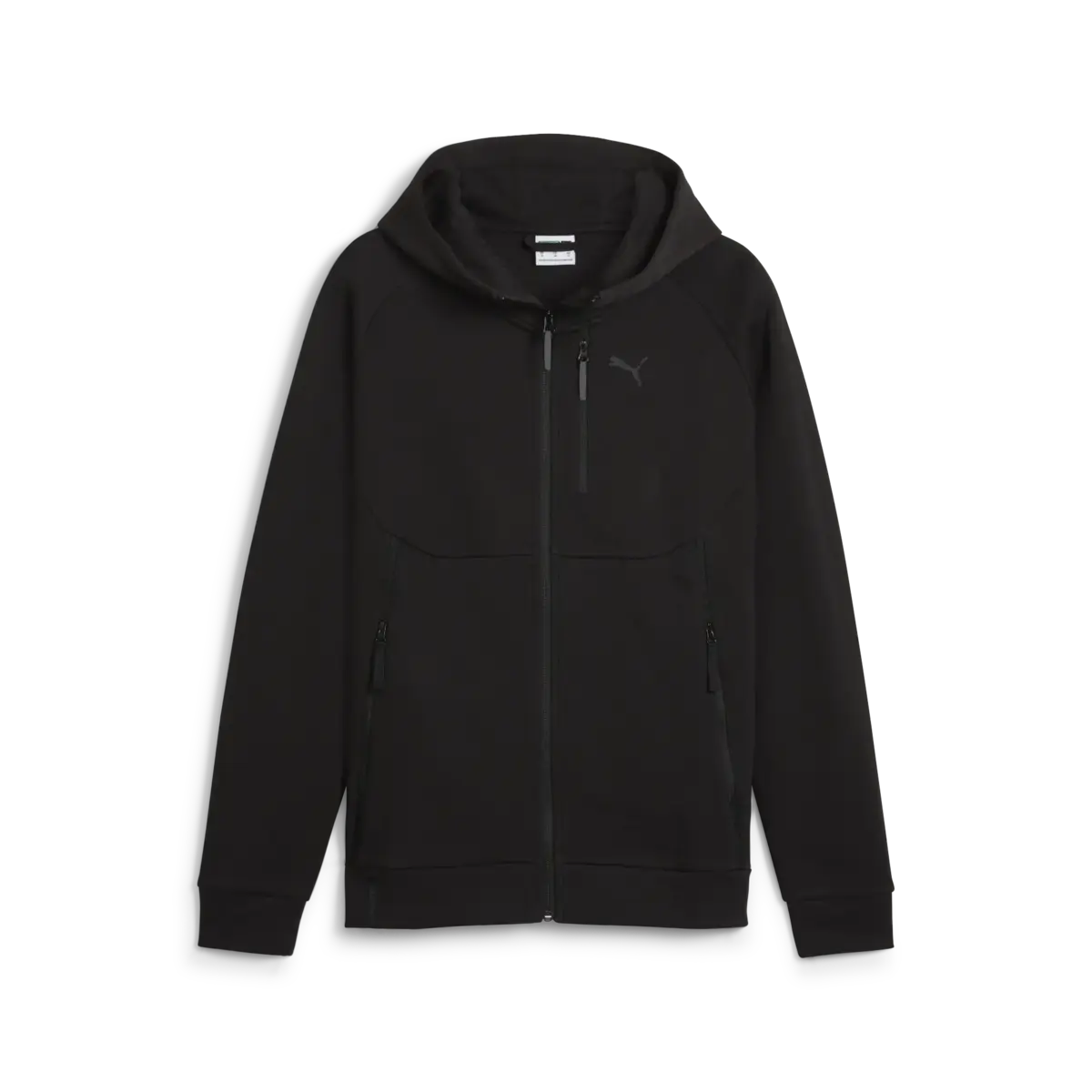 PUMATECH FZ Hoodie DK Siyah Erkek Fermuarlı Ceket