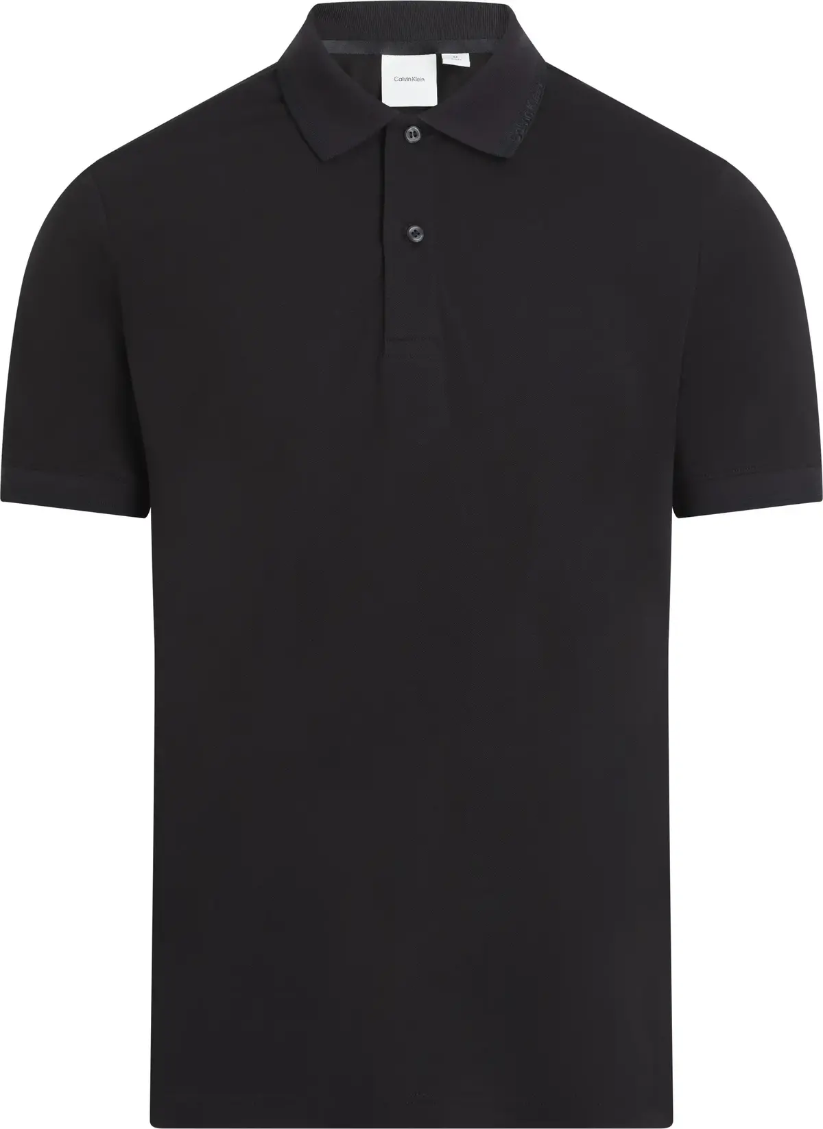 Calvin Klein THERMO TECH PIQUE SL, BEH Siyah Erkek T-Shirt & Polo