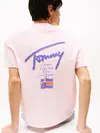 Tommy Hilfiger TJM RLX FADED GRAPHI, TH3 Pembe Erkek T-Shirt & Polo