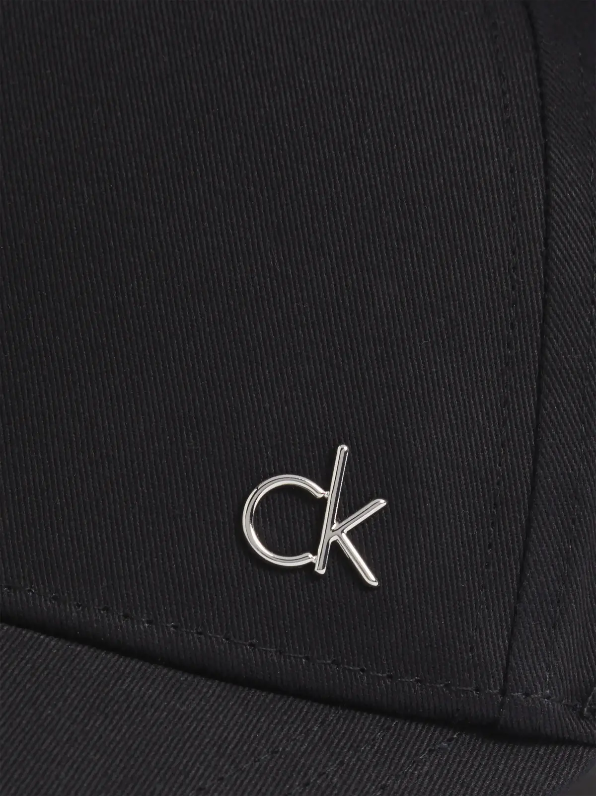 Calvin Klein CK METAL COTTON CAP, BEH Siyah Kadın Şapka
