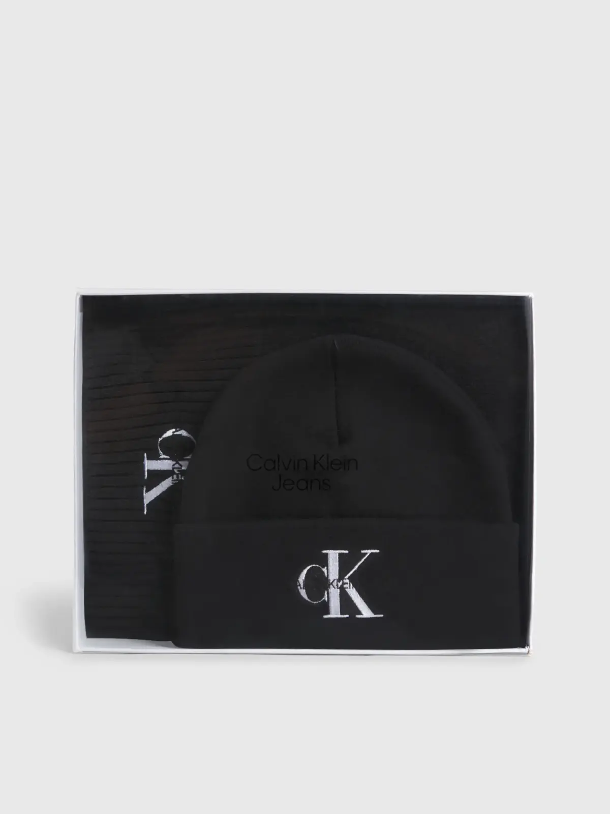 Calvin Klein GIFTING MONO BEANIE/ Erkek Siyah Bere