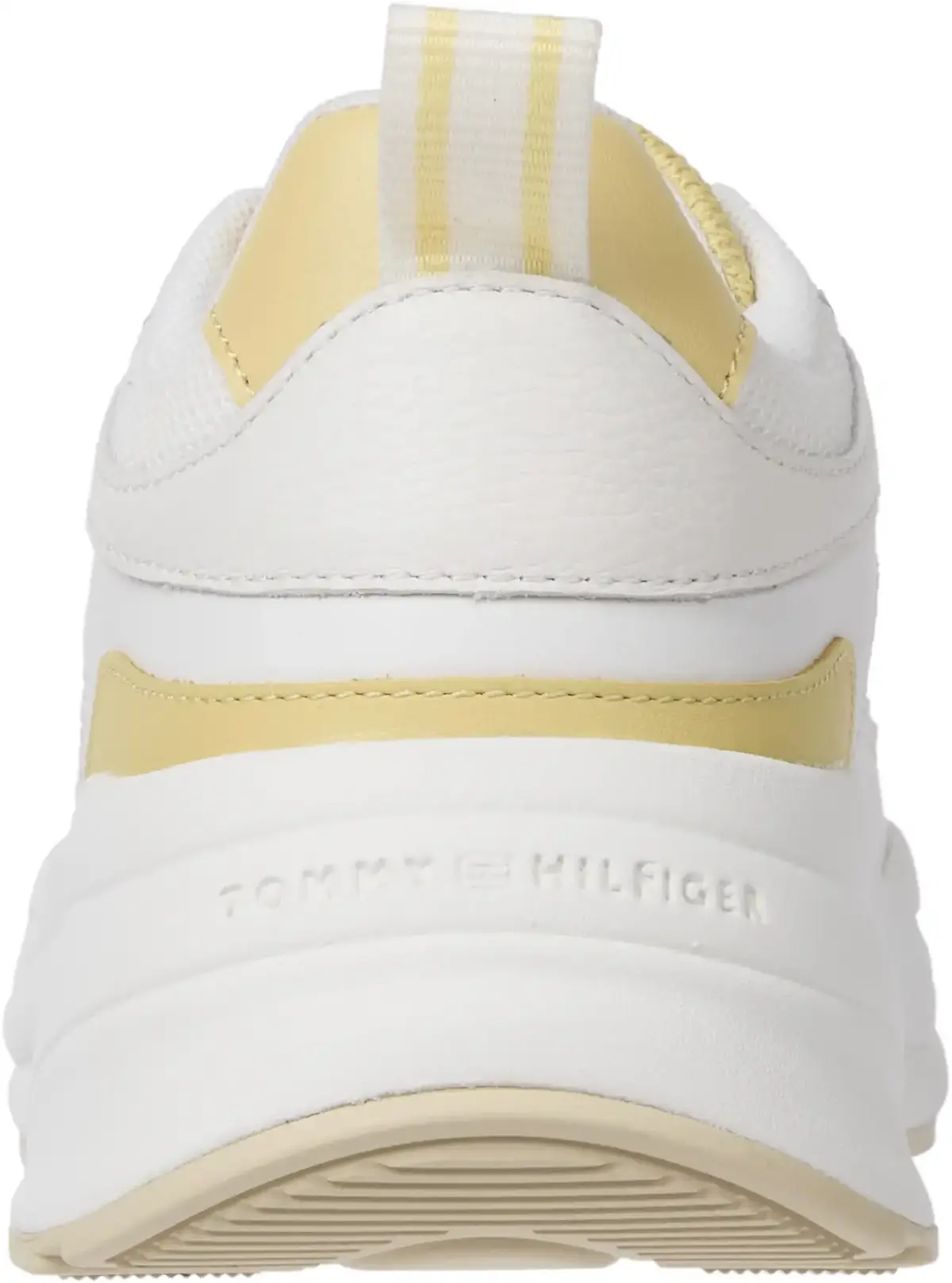 Tommy Hilfiger TH CHUNKY RUNNER, YBH Krem Kadın Spor Ayakkabı & Sneaker