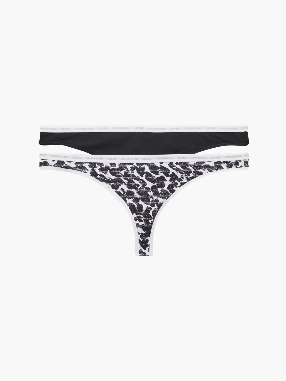 Calvin Klein THONG 2PK Kadın Siyah Tanga Set