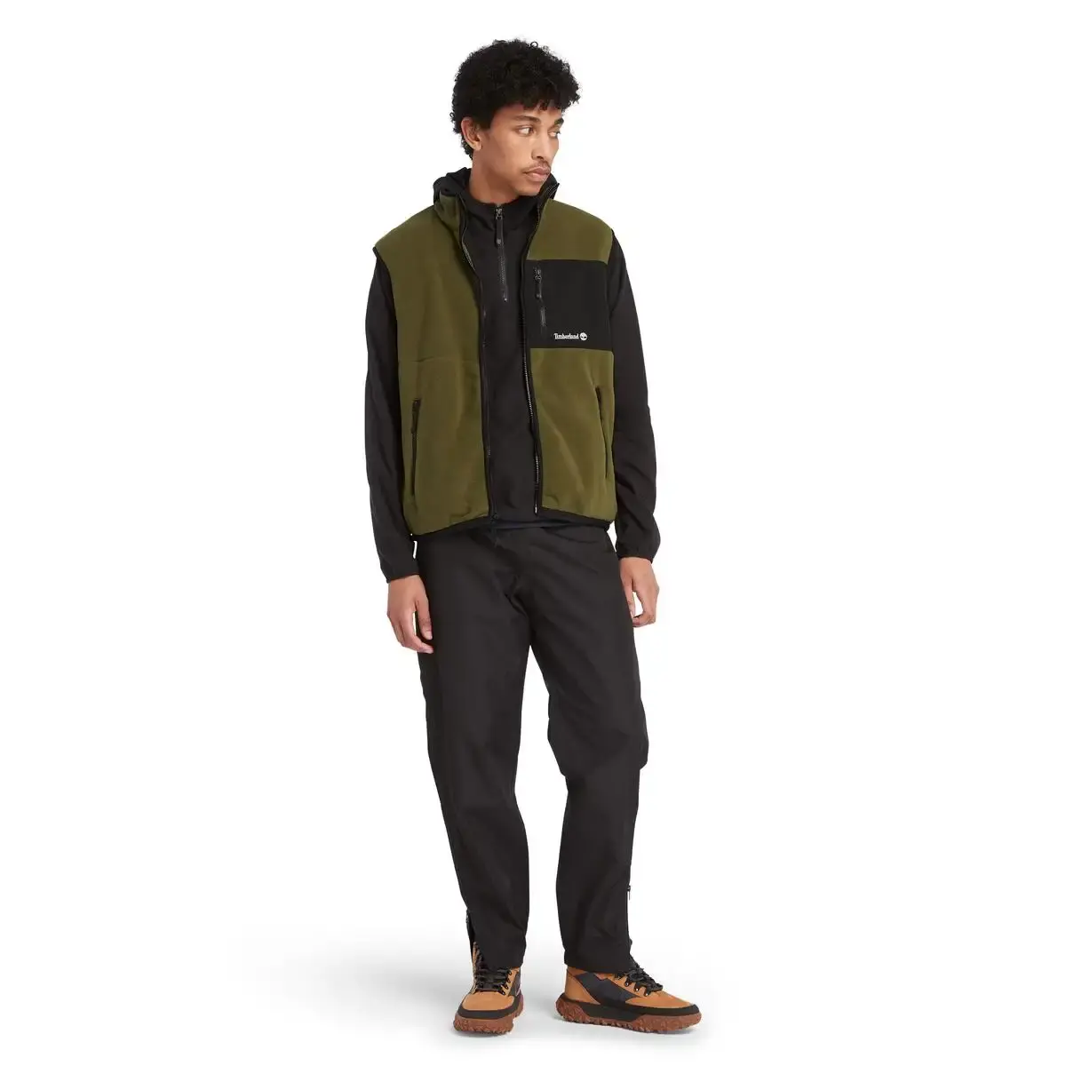 Timberland Outdoor Archive Re-issue Vest with Polar Yeşil Erkek Yelek
